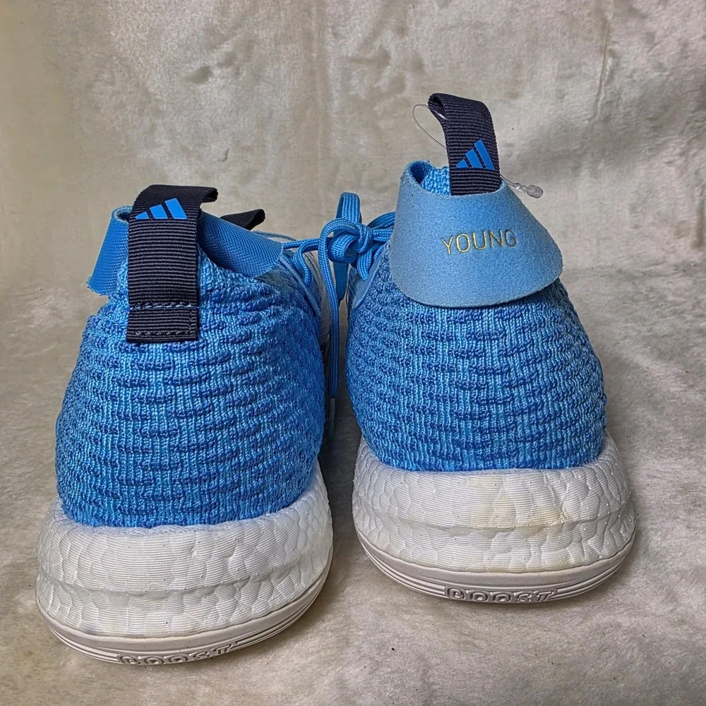 NEW Adidas Trae Young 2 Ice Basketball Mens Size 18 Sky Blue White H06473 NEW